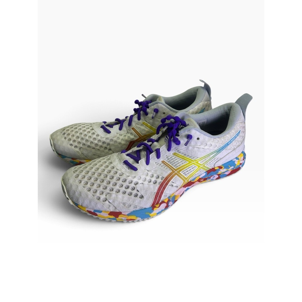 ASICS Womens Gel-Noosa Tri 12 Running Shoes 8 White Classic Red 1012A578-100